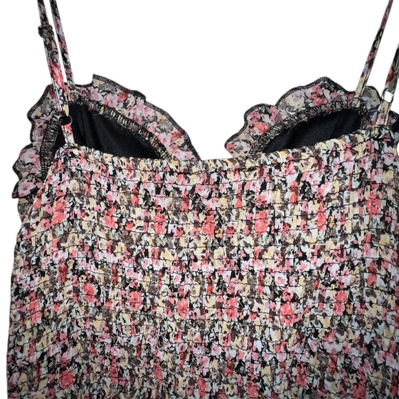 Iris Multicolor Floral Dress with Ruffles - Picture 5 of 8